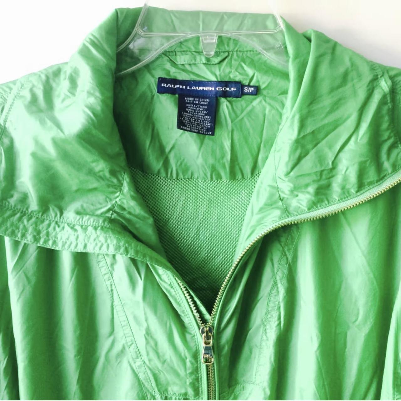 Ralph Lauren Women's Green and Gold Jacket Depop