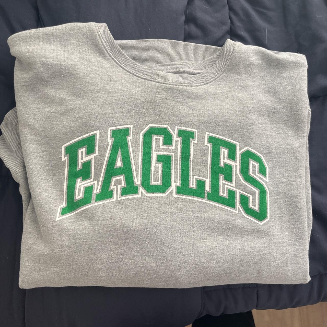 Philadelphia Eagles Crewneck, Soft, grey and new - Depop