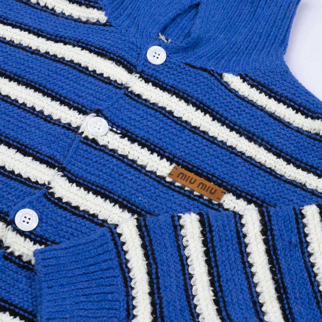 Miu Miu Women's Blouse - Blue/Multi - M – Miu Miu… - image 8