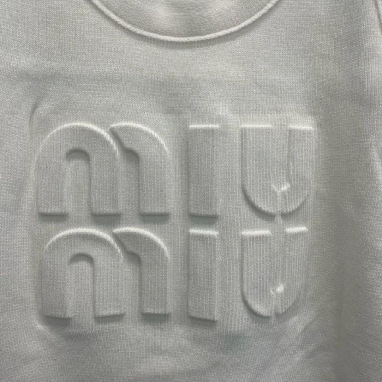 Miu Miu Women's Tank top - White - M – Miu Miu wh… - image 3