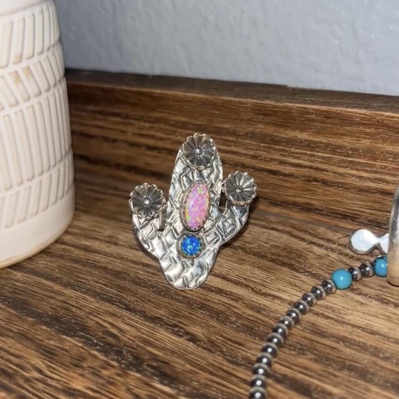 Women's Ring - Silver/Multi – ring … - image 1