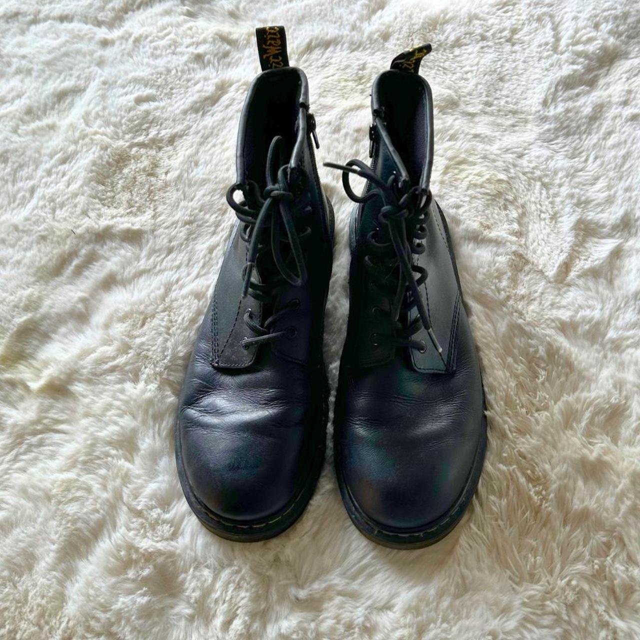 Vintage 90s Dr. Martens Boots - side zip (super easy... - Depop