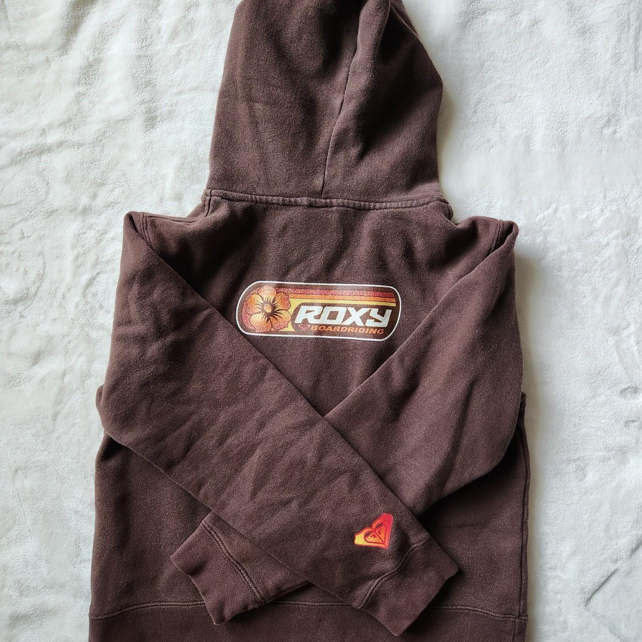 Roxy Women's Brown Hoodie | Depop