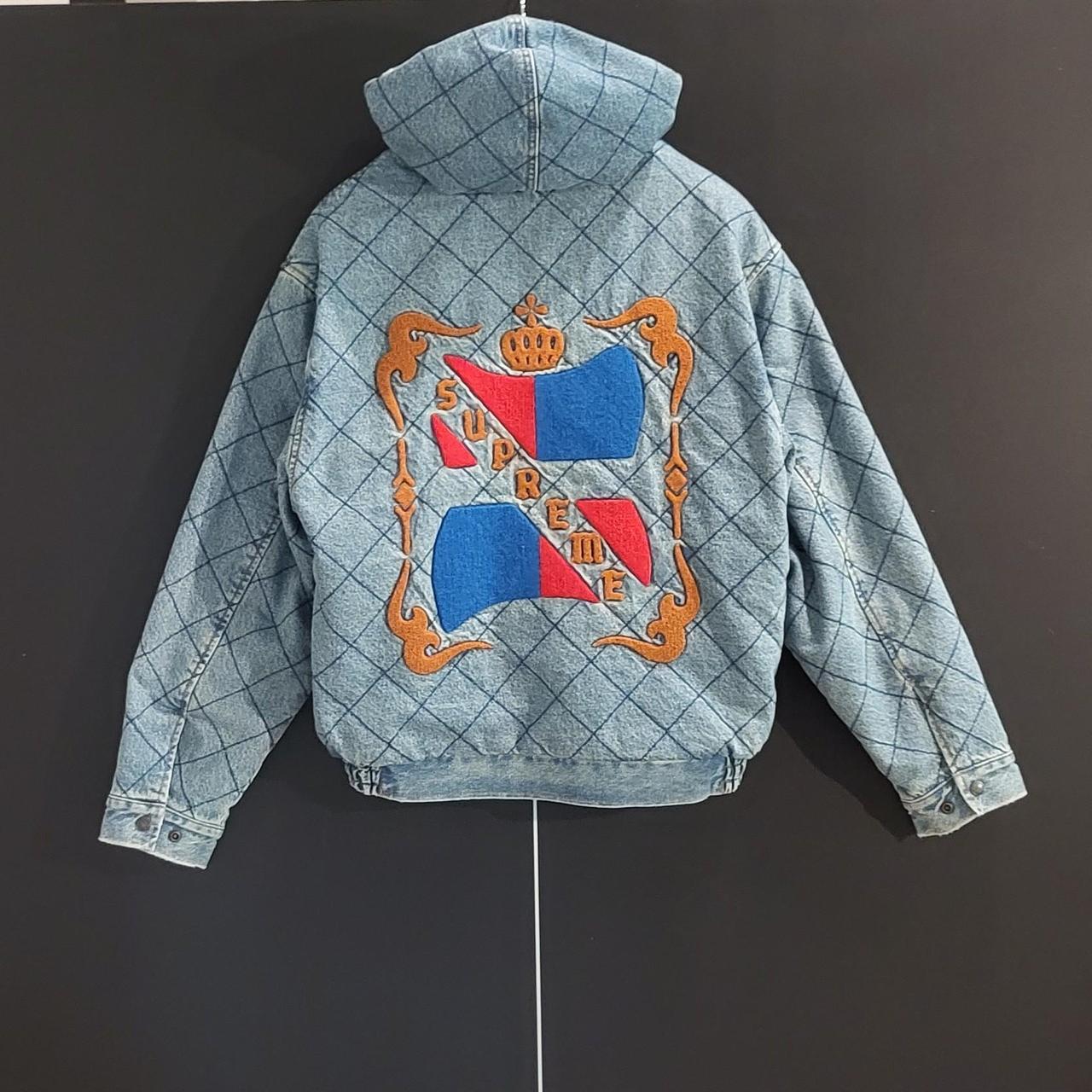 ジャケット・アウター Supreme Quilted Denim Pilot Jacket 2562 Supreme Quilted Denim Pilot Jacket (FW18) - $198
