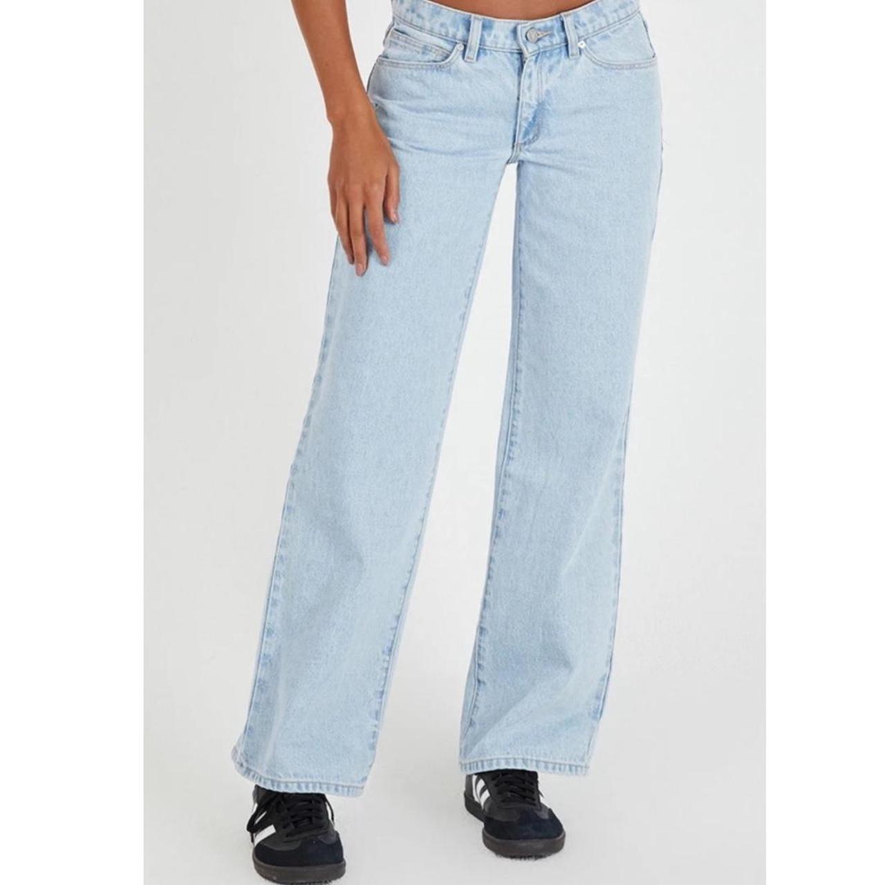 Abrand 99 low and wide walkway jeans size 5 Depop