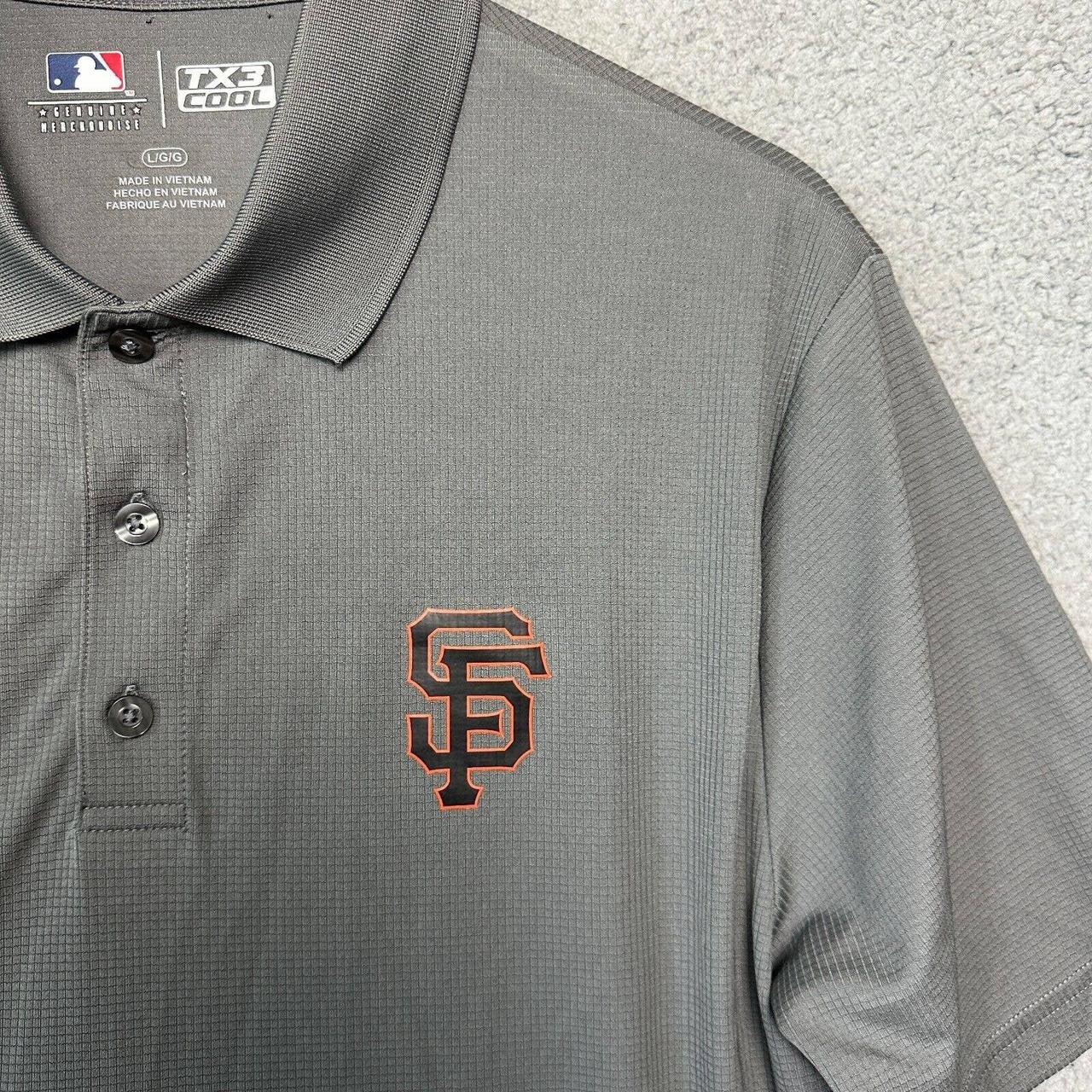 1989 San Francisco Giants polo shirt Sz large made - Depop