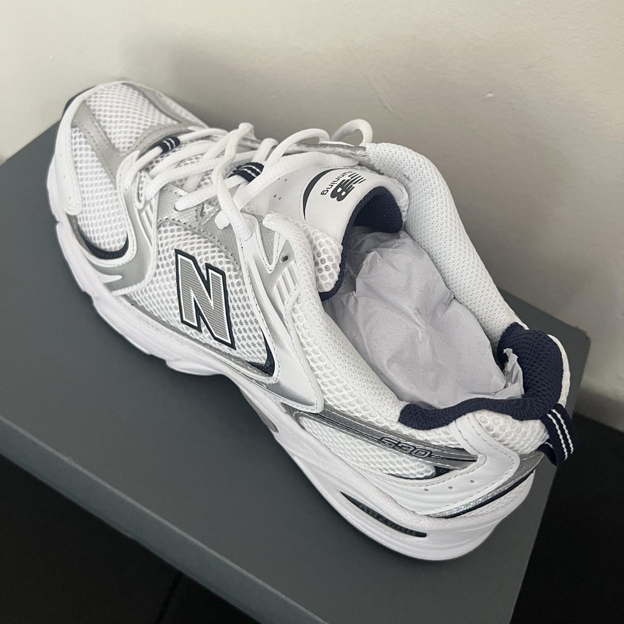 New Balance 530 White Silver Navy Men