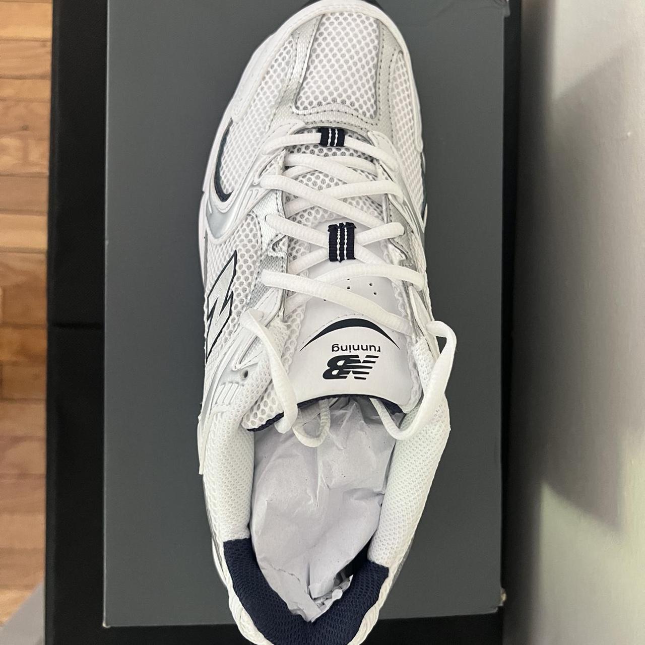 New Balance 530 White Silver Navy Men
