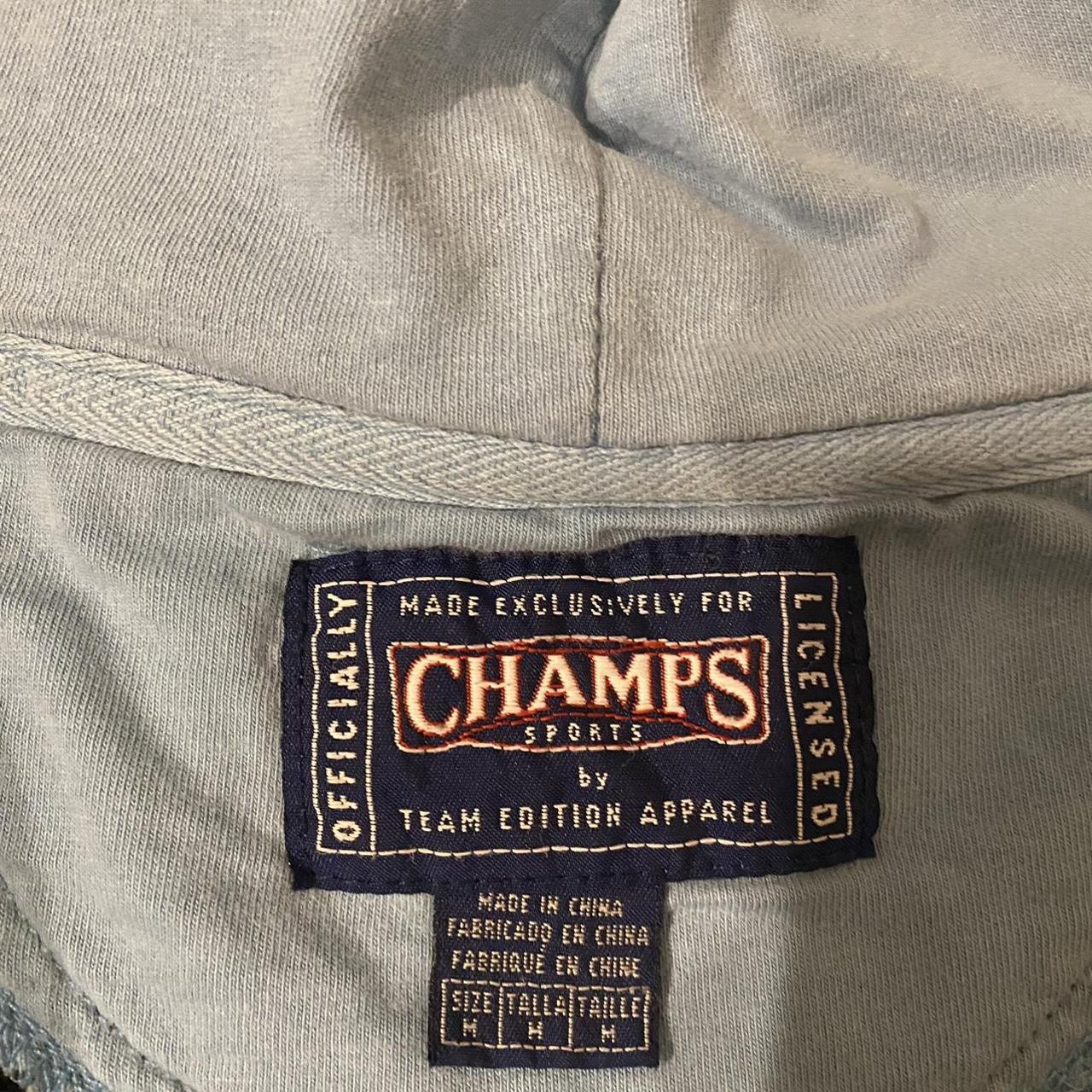 Champs Sports Men's Black and Blue Jumper Depop