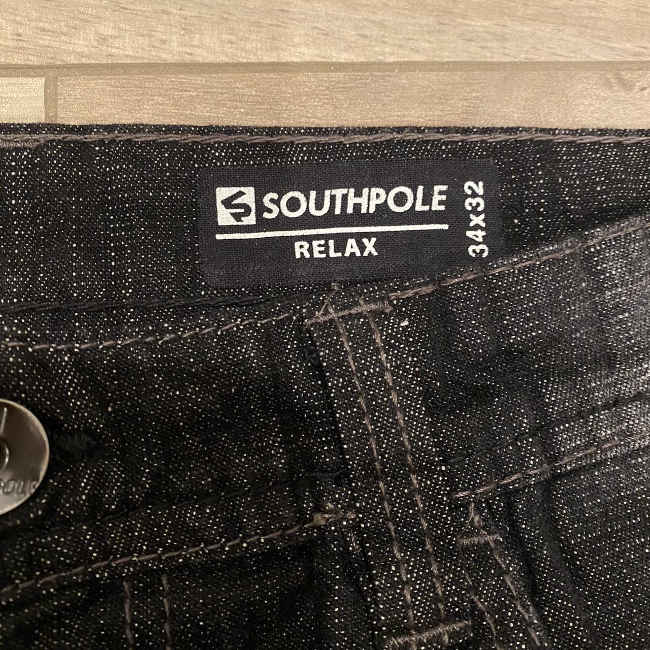 south pole jorts with sick patches size 34. used to... - Depop