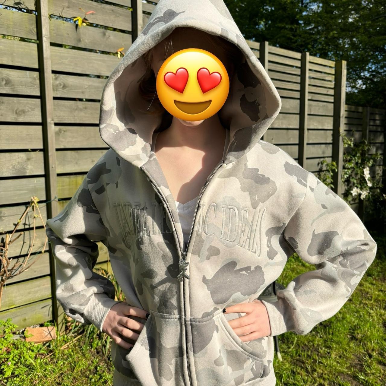 Unrealistic Ideals Camo Zip Hoodie Pink NAMED Collective