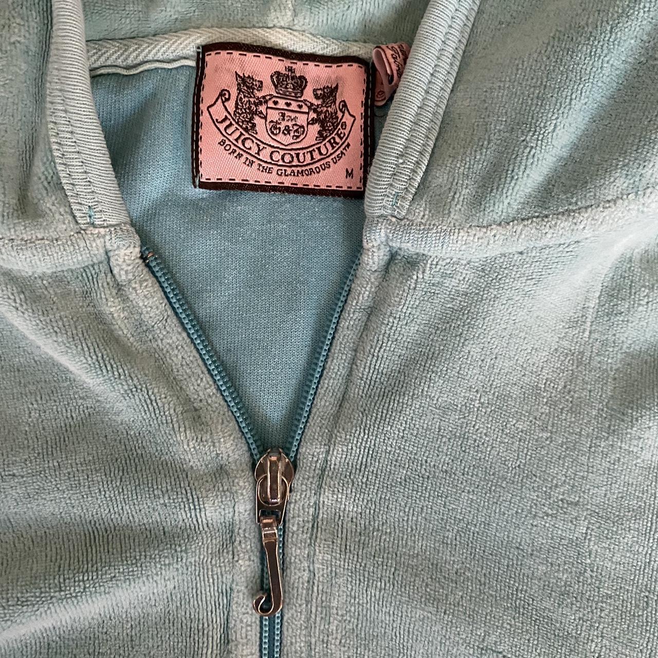 Light blue juicy jacket size M. Slight flaws... - Depop