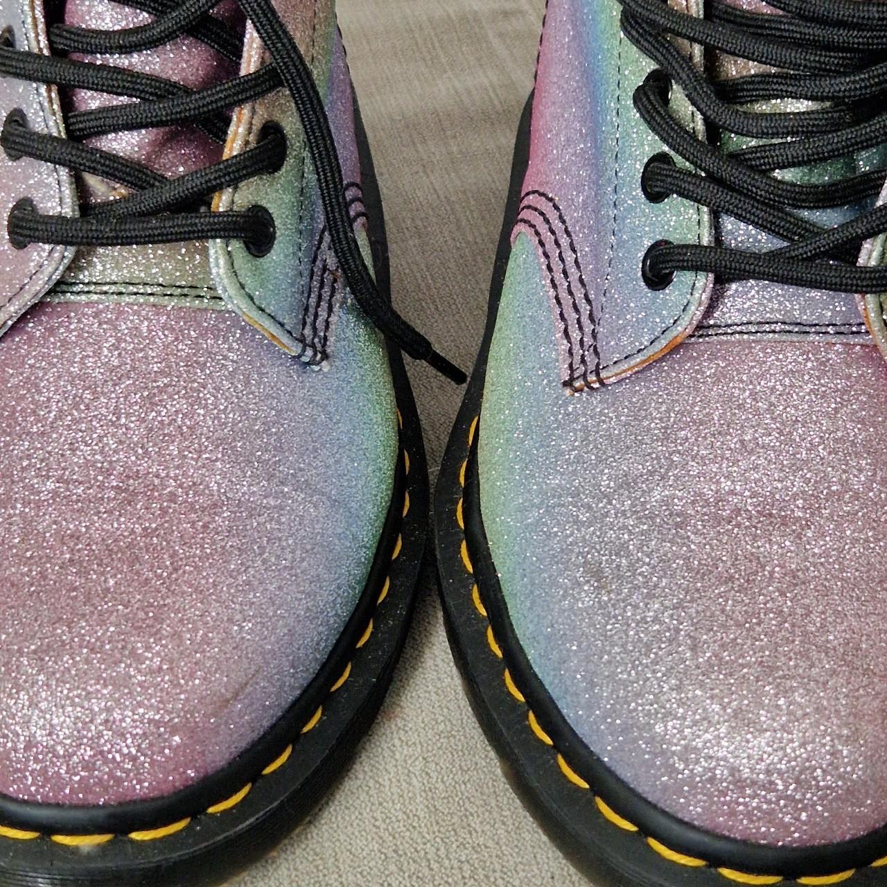 Doc martens pascal rainbow glitter online