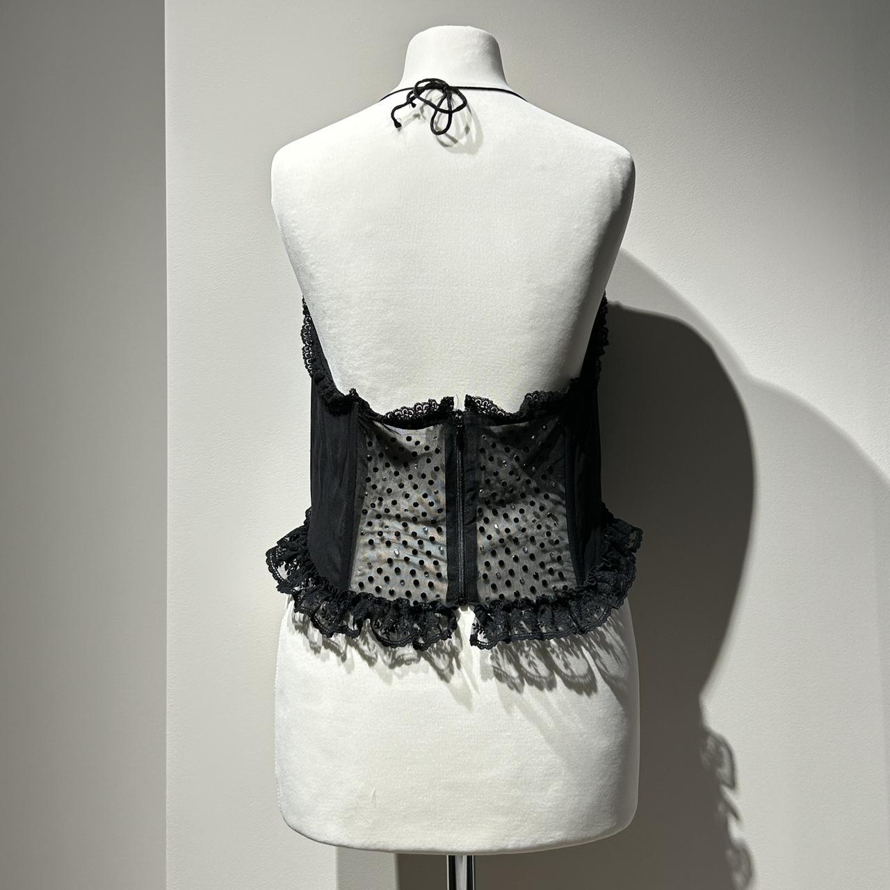 Blumarine silk bustier Size IT44, In silk with... Depop