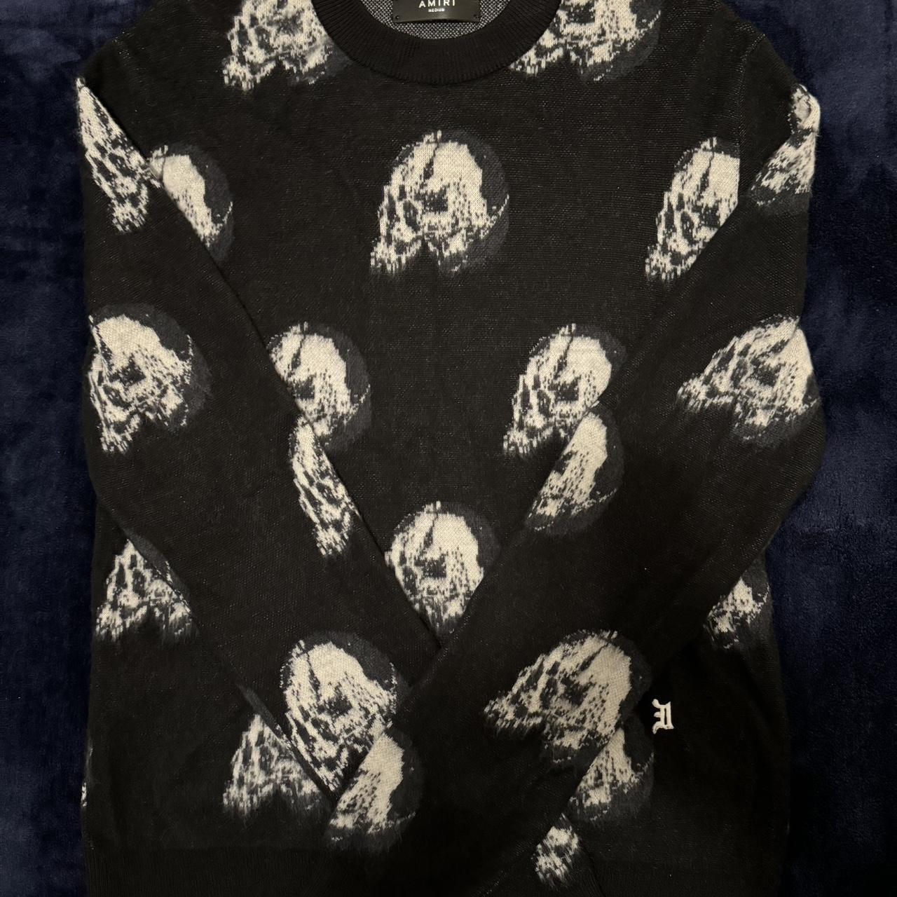 Amiri Wes Lang Limited Edition Black/White Skull | Depop