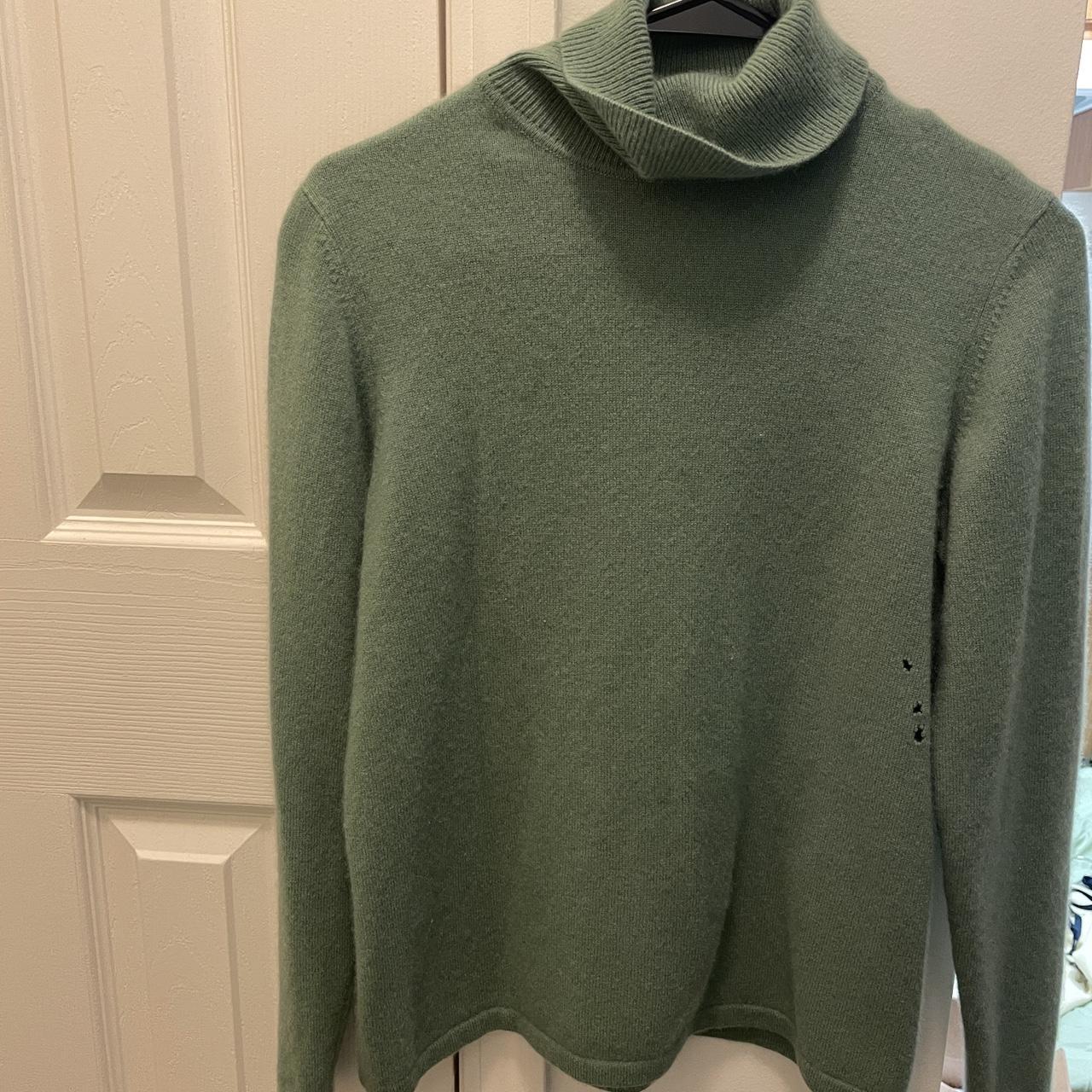 repop from original seller: Charter Club sage green... - Depop