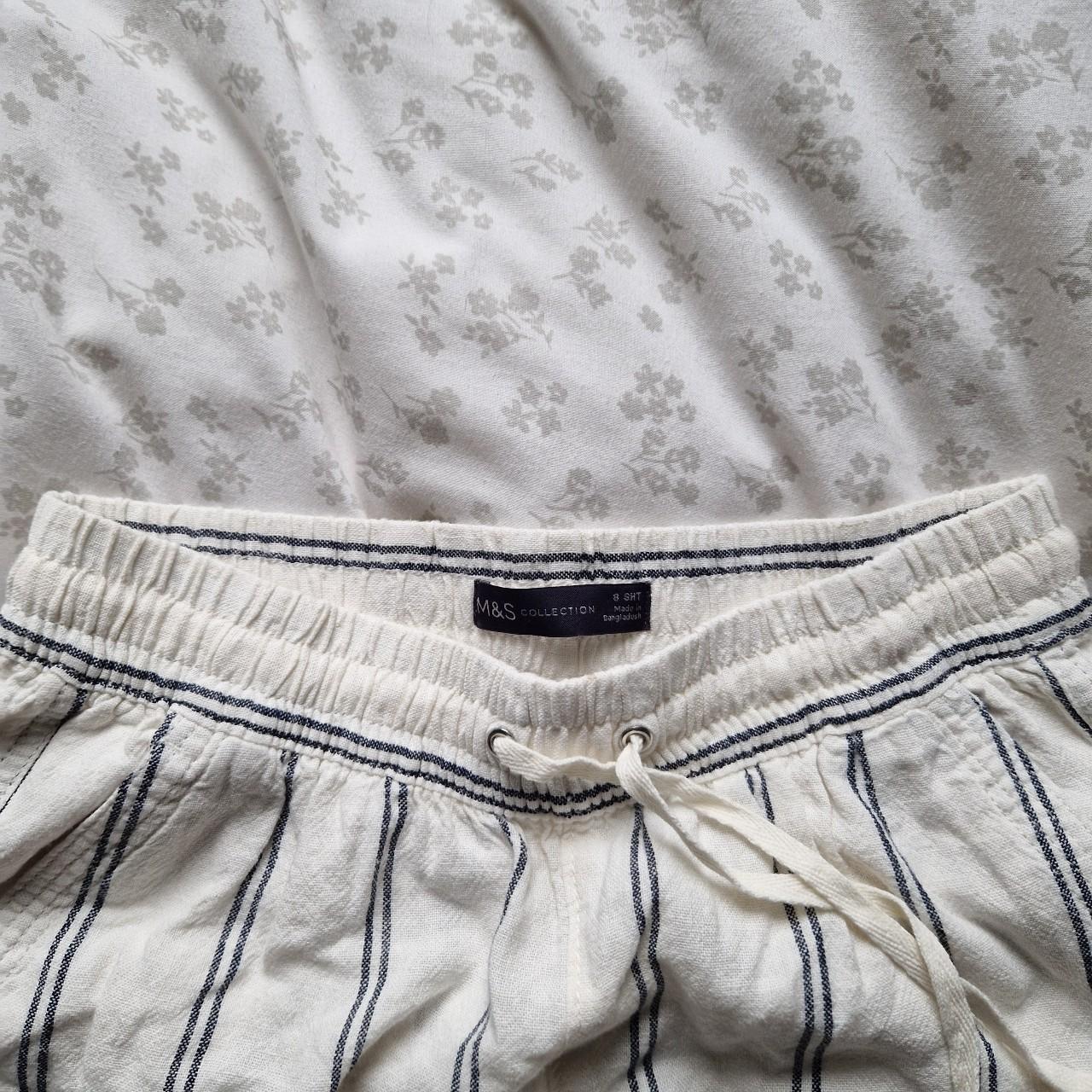 Marks and spencers summer trousers Uk 8, short leg - Depop