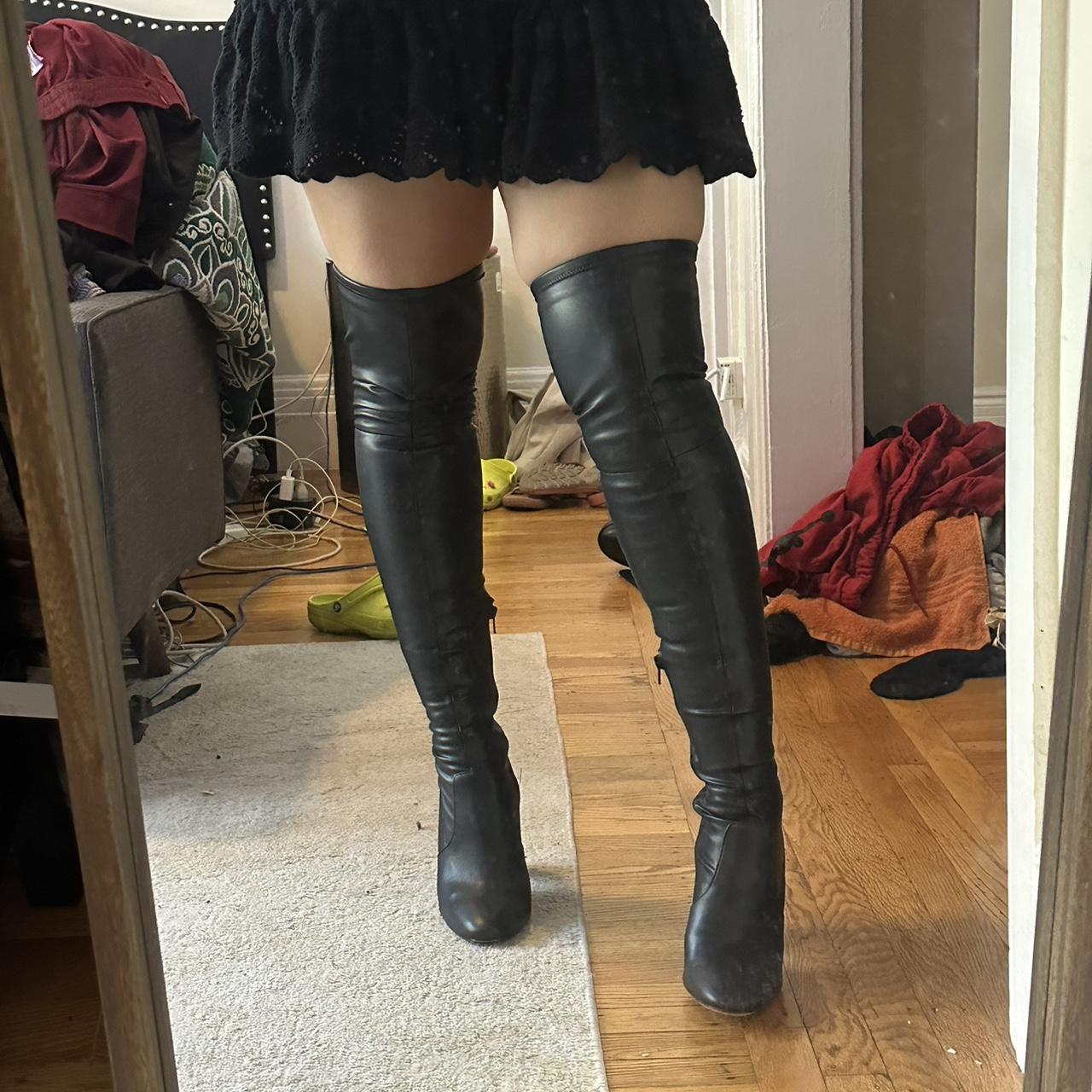 Aldo over the top knee leather boots