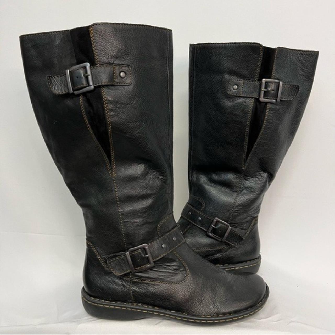 B.O.C. Women's Black Boots | Depop