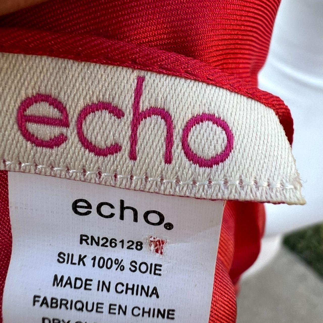 Echo Women's Scarf - Multi/Red – Echo Signature C… - image 3