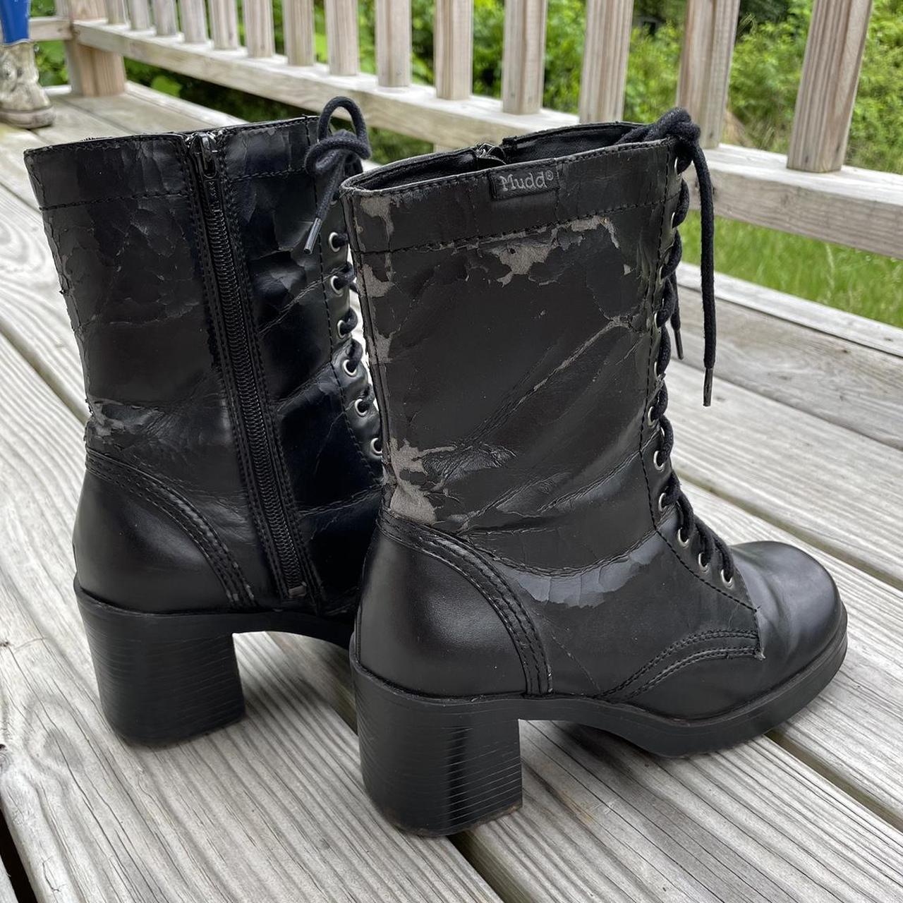 Mudd black boots best sale