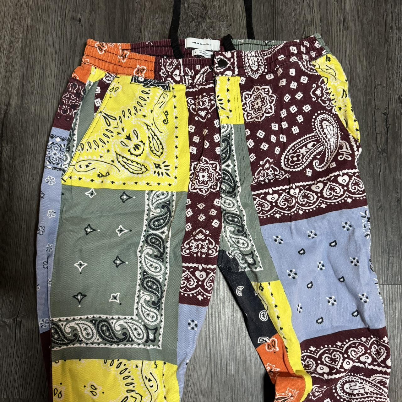 Yellow best sale bandana pants