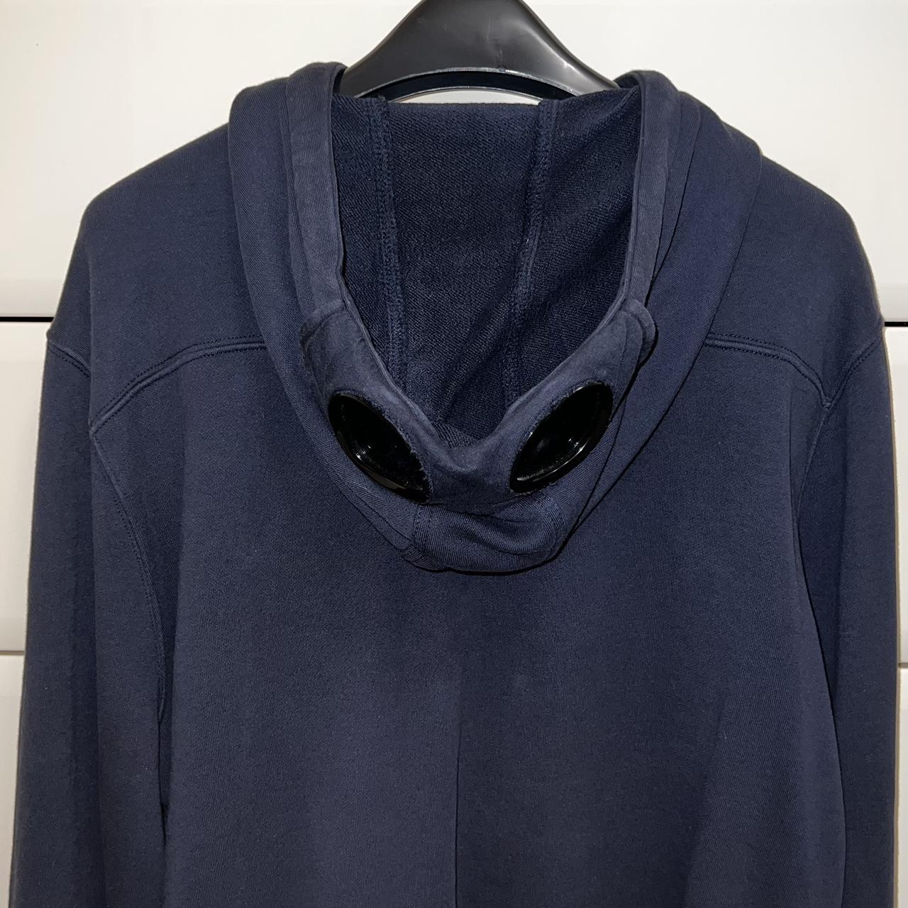 CP Company Goggle Full Zip Hoodie • Colour: Navy •... - Depop