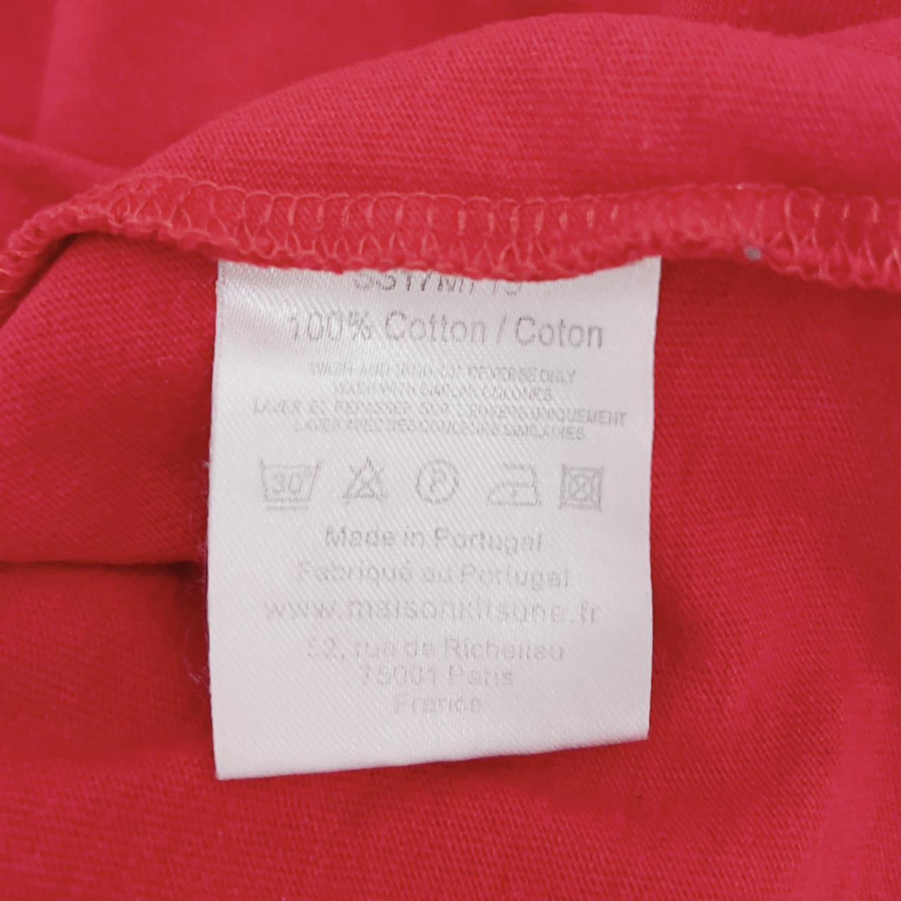 Maison Kitsune Logo Tshirt Size L Excellent condition - Depop