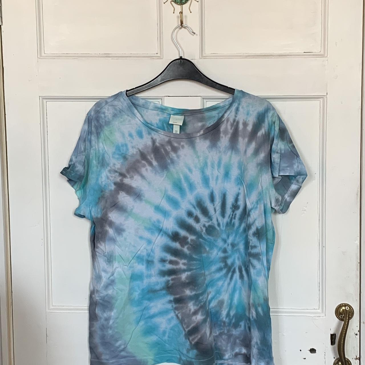 Tie dye t shirt H M Hand dyed Size L