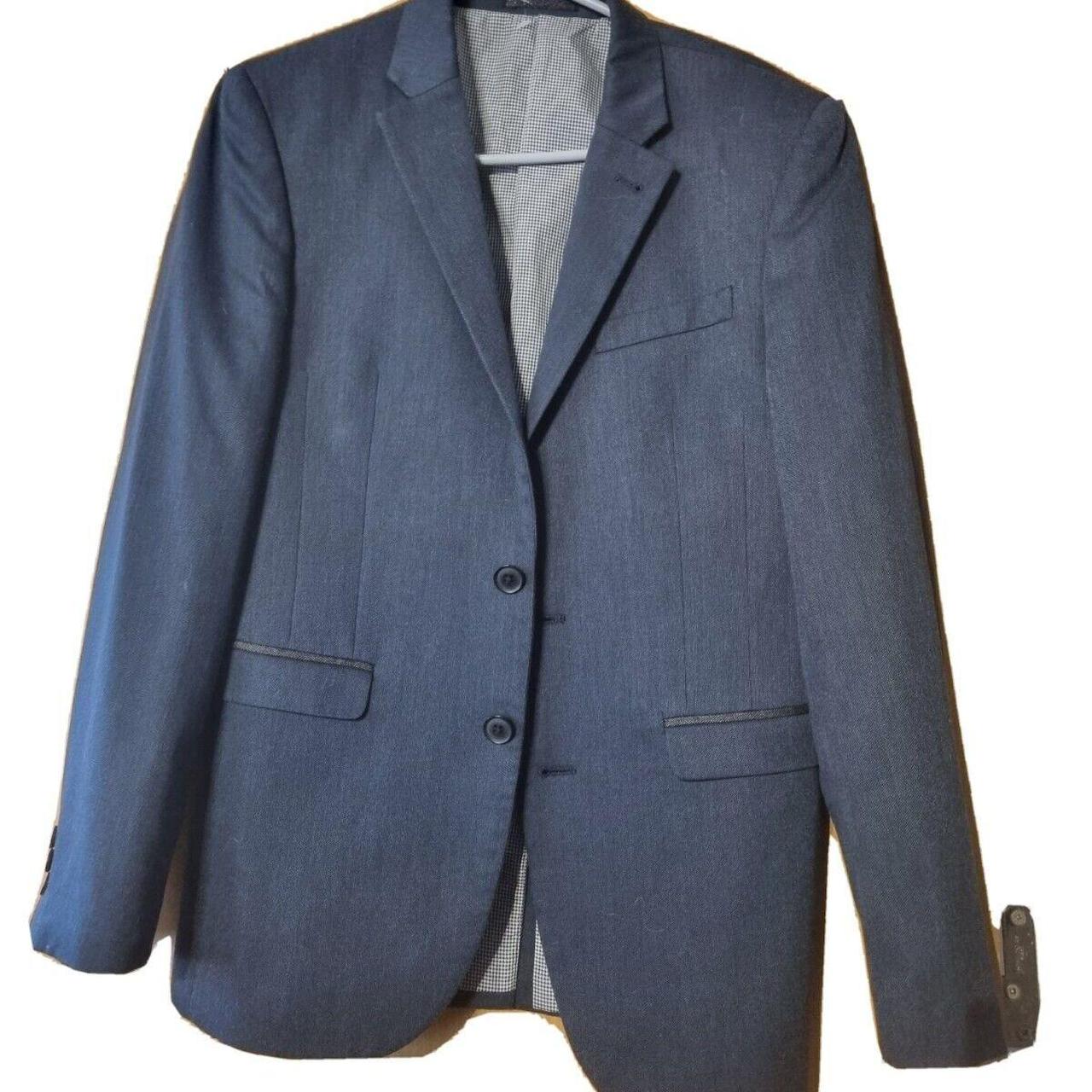 Next Slim Fit Blue Suit Jacket 36S Excellent Condition. - Depop