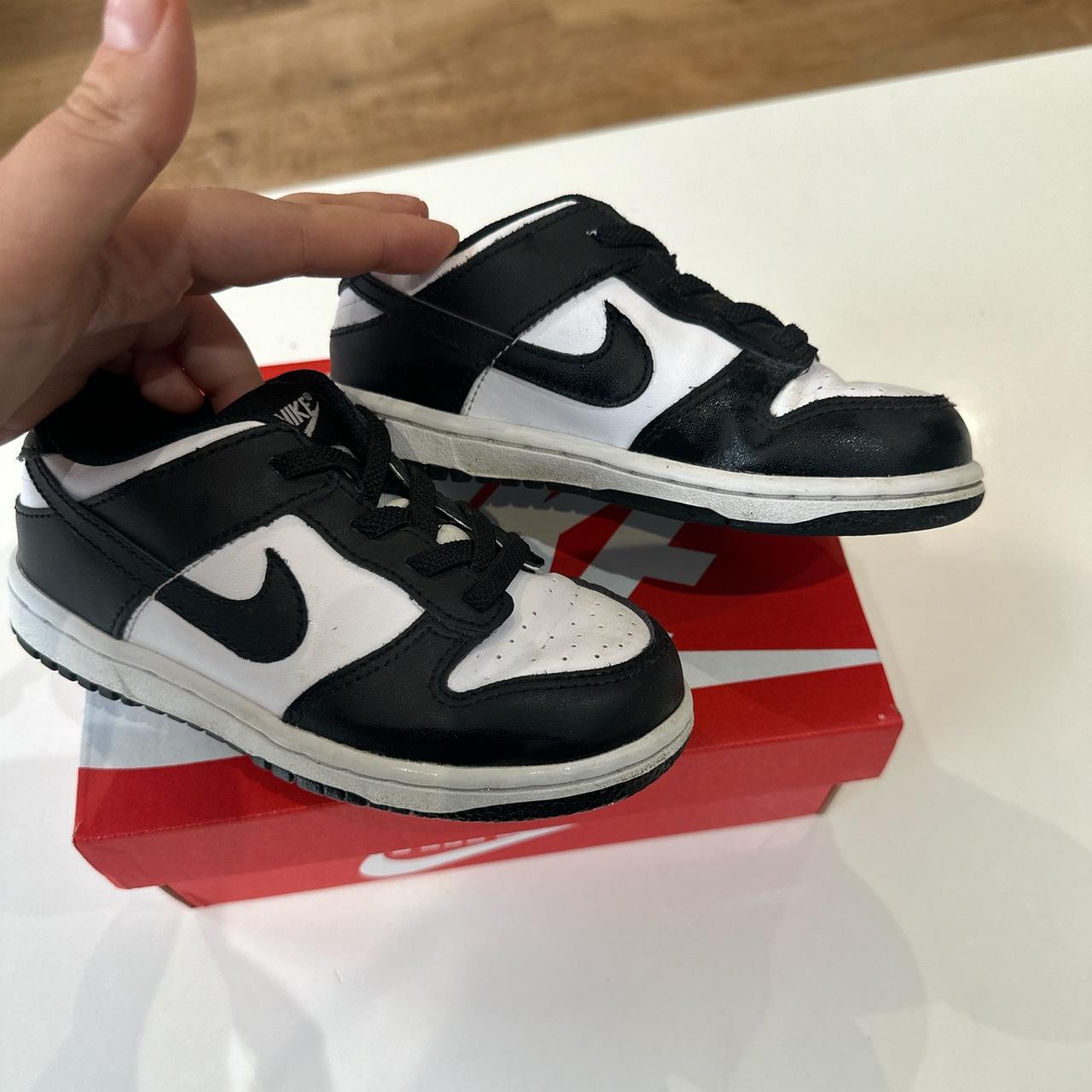 Toddler Nike Panda Dunks Size 8.5 UK #pandadunks... - Depop