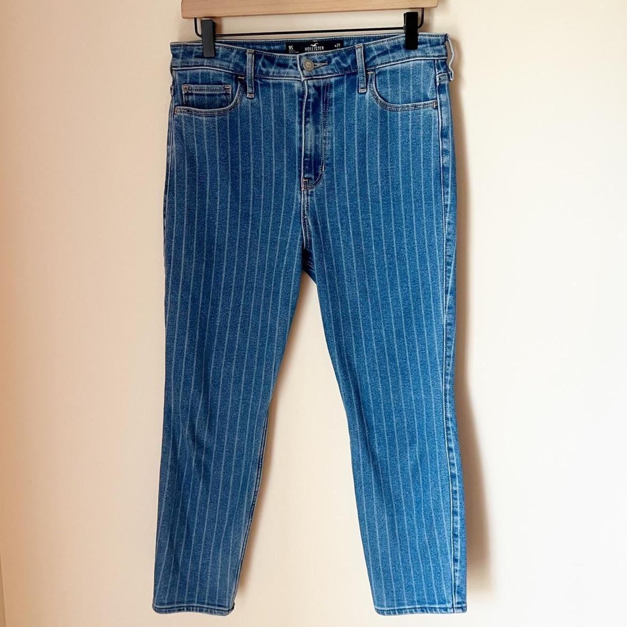 Hollister striped clearance jeans