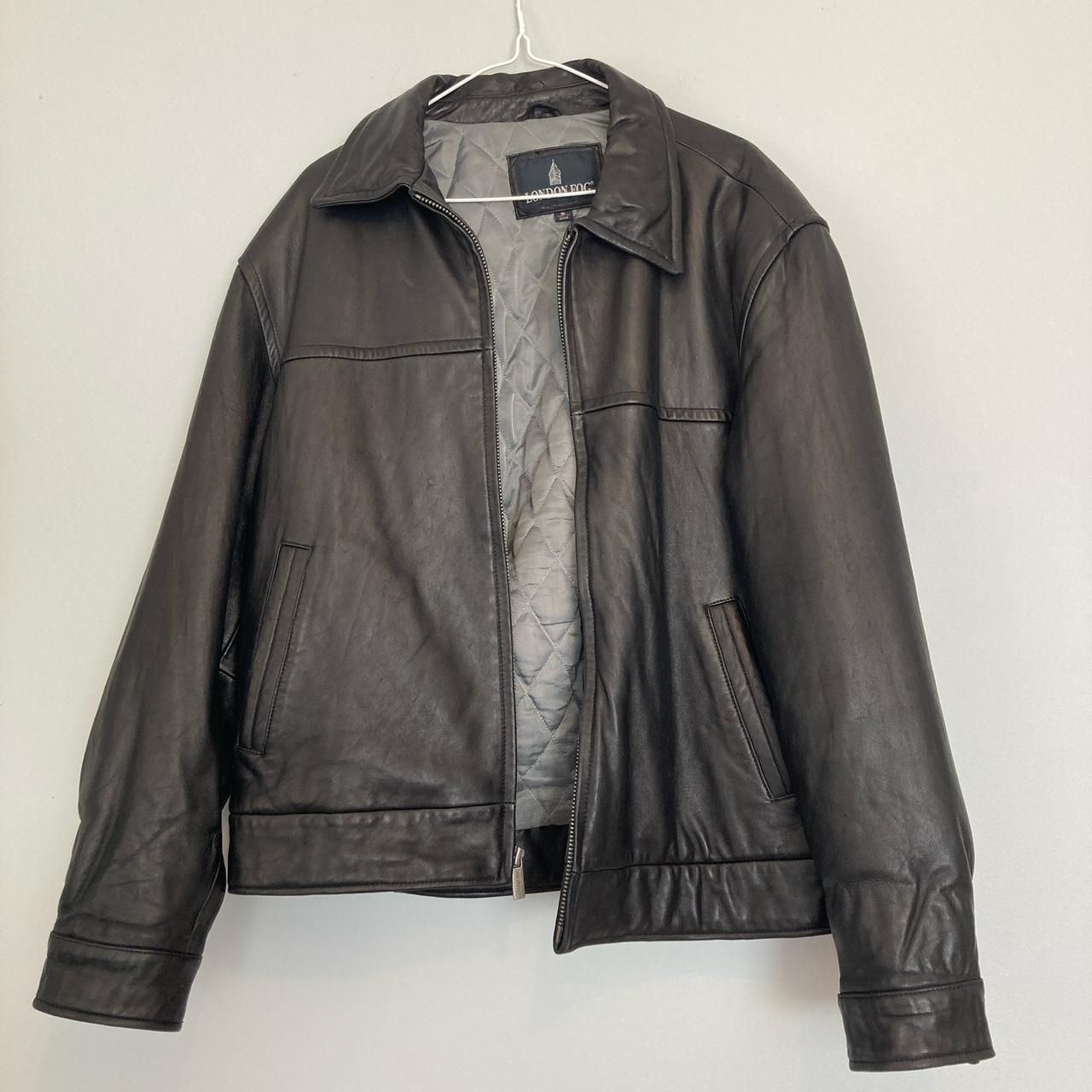 London Fog Men's Black Jacket | Depop