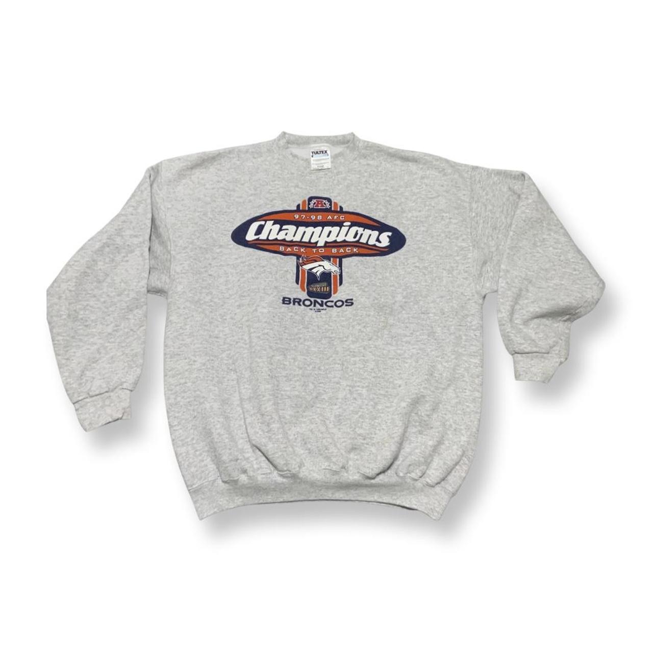 Lee 90s Super Bowl XXXIII Denver Broncos Back to Back Champs Sweatshirt - Men's Large