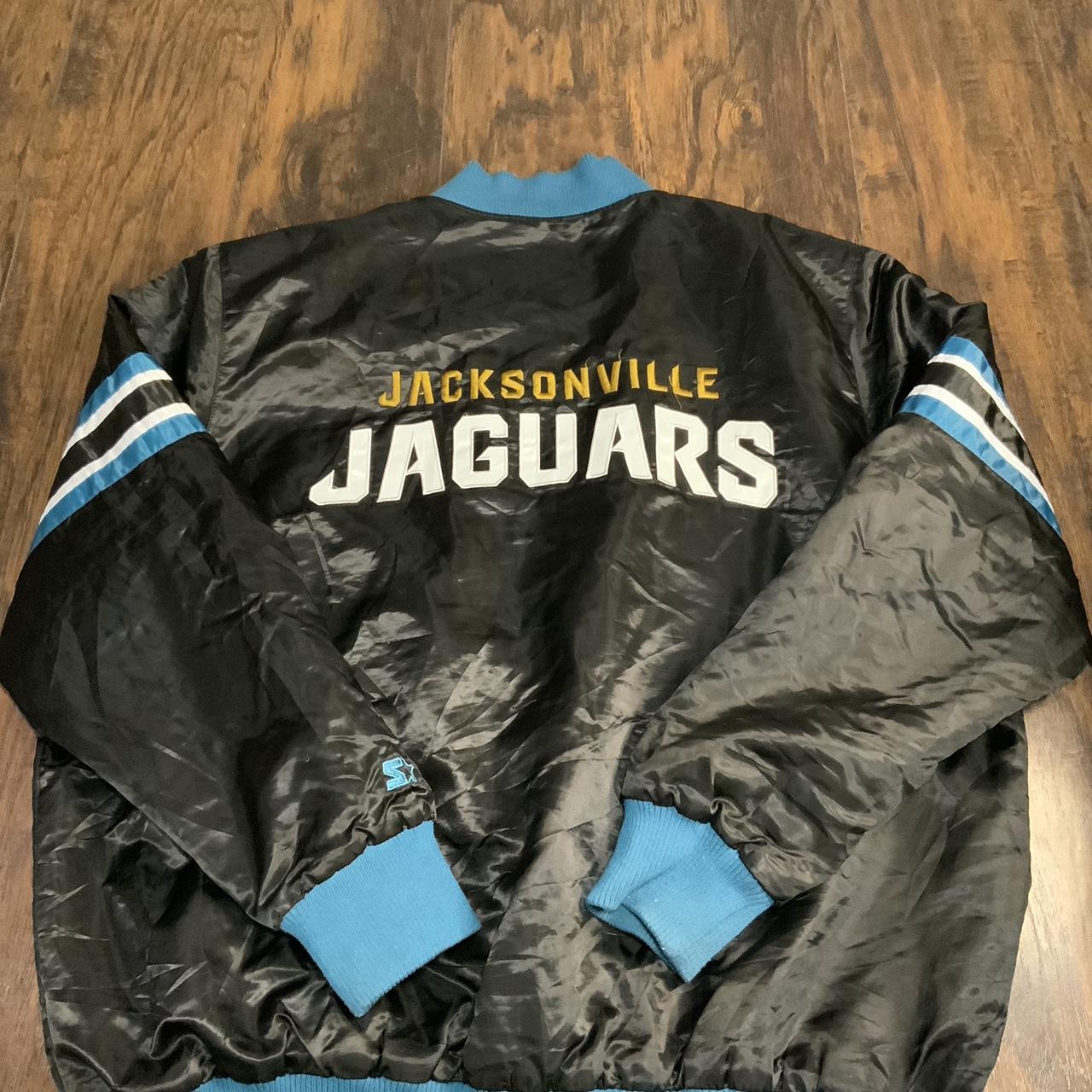 NFL Jacksonville Jaguars Leather Jacket Size XL - Depop