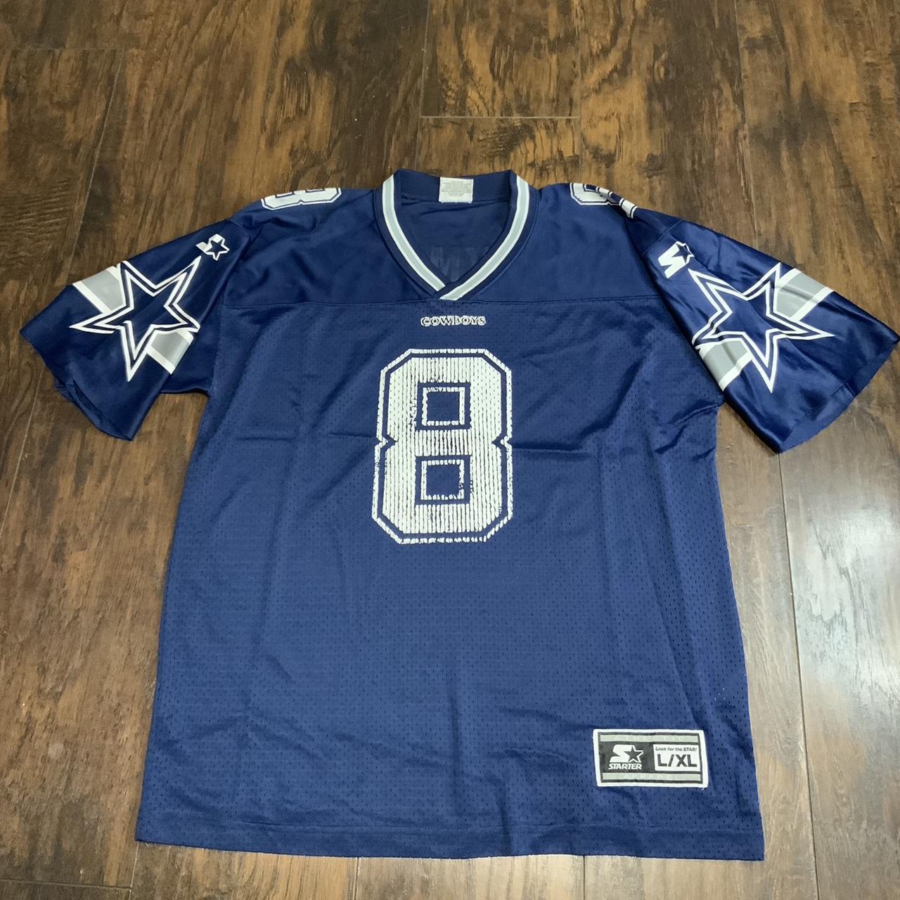 Dallas Cowboys Troy Aikman Jersey Starter Size L Vintage