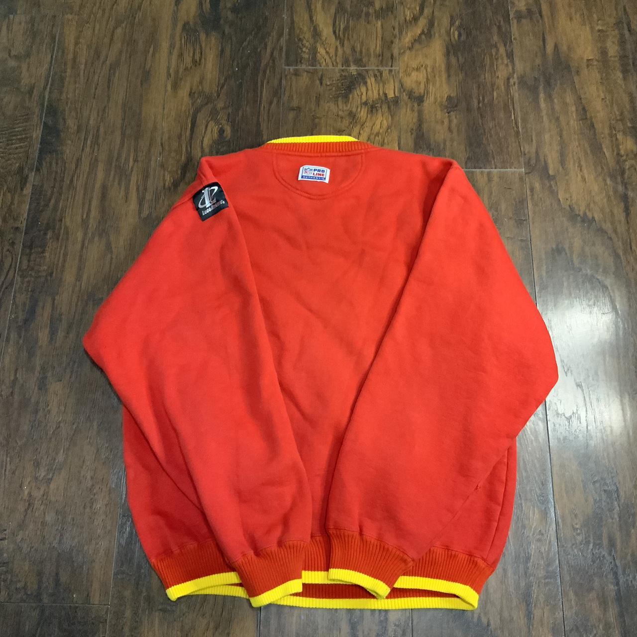 VINTAGE KANSAS CITY CHIEFS SWEATSHIRT Embroidery / - Depop