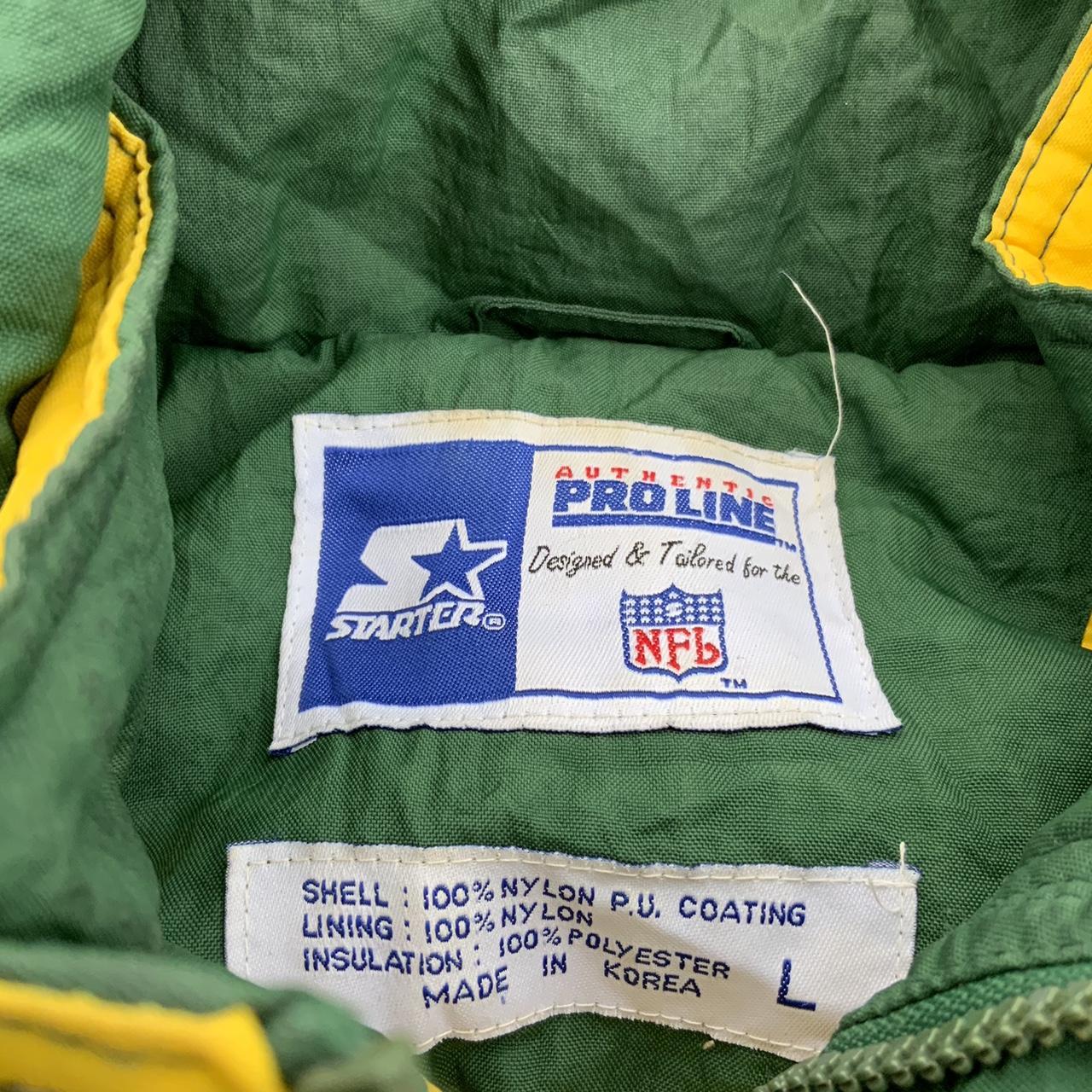 Vintage 90s Green Bay Packers Starter Hoodie Jacket - Depop