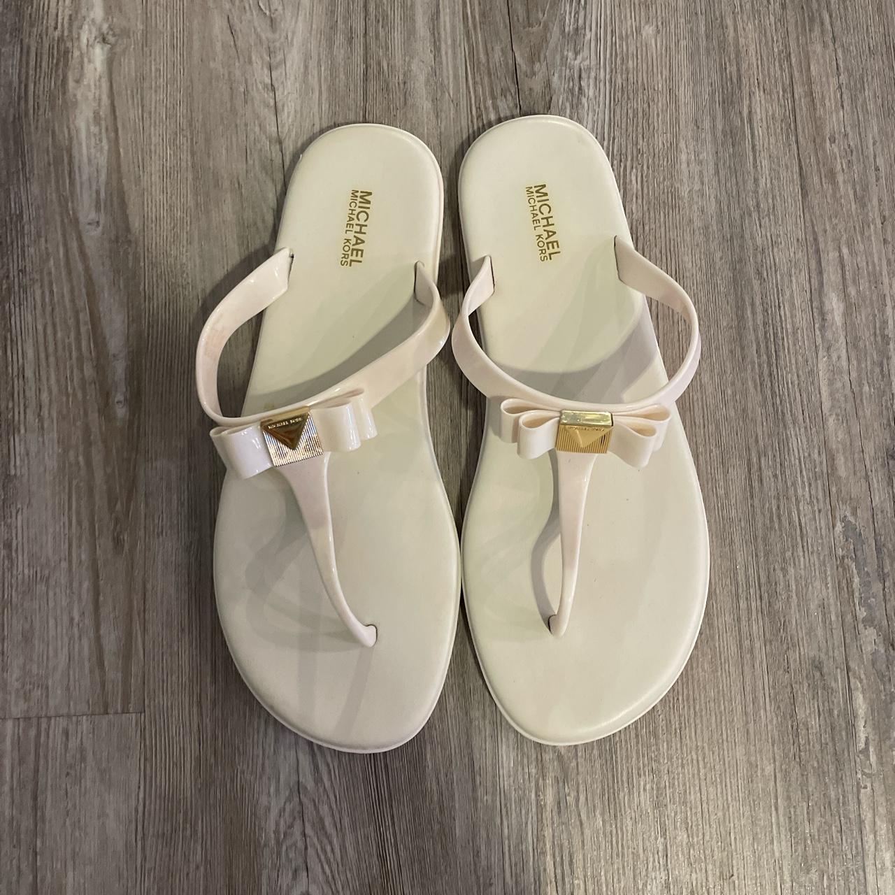 Michael Kors Sandals Caroline Jelly Thong Light Depop