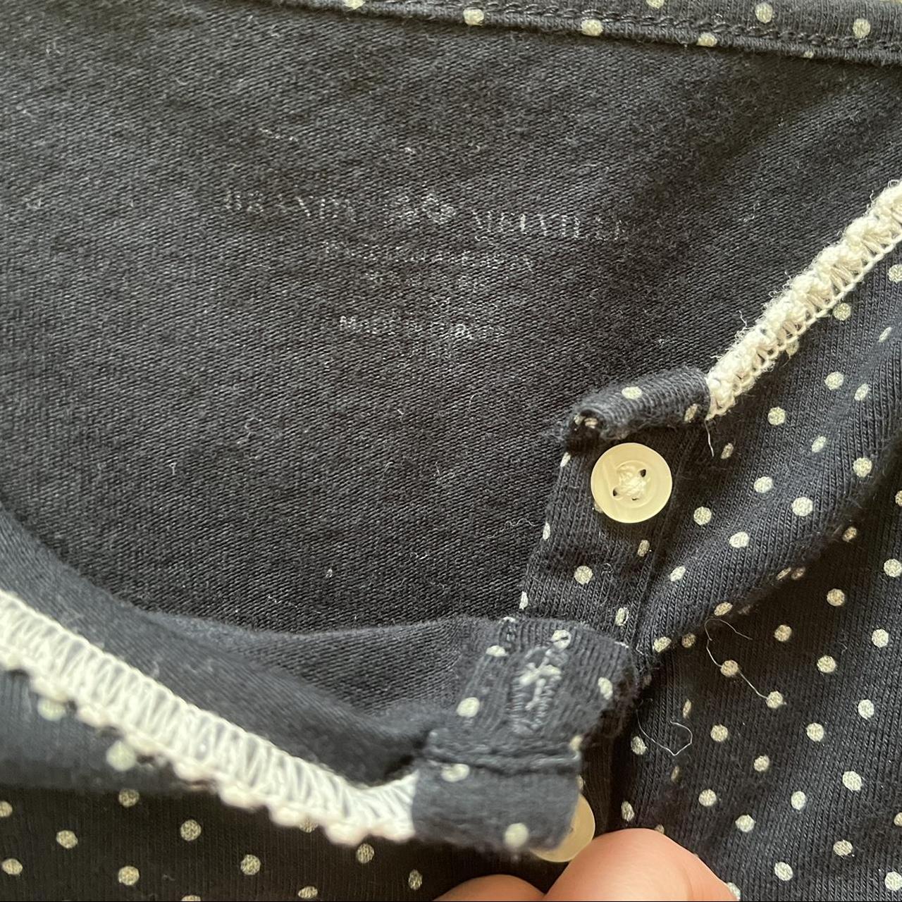 Navy Brandy Melville downtown girl coquette tank... Depop