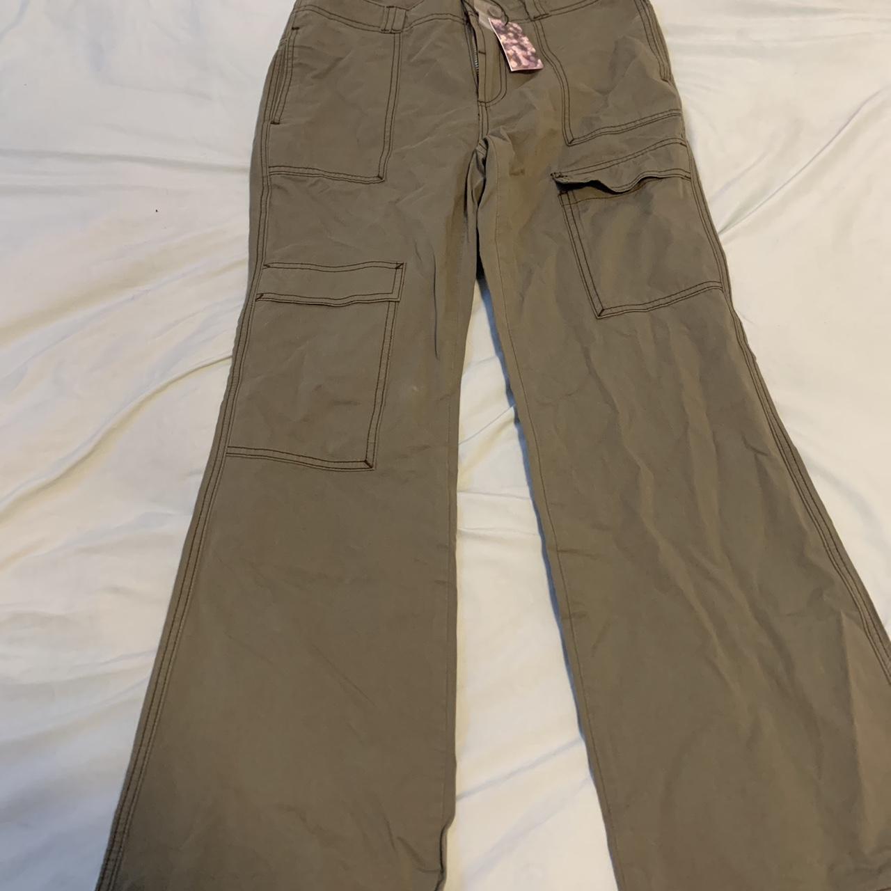 Green cider cargo pants brand new, never worn Can... Depop