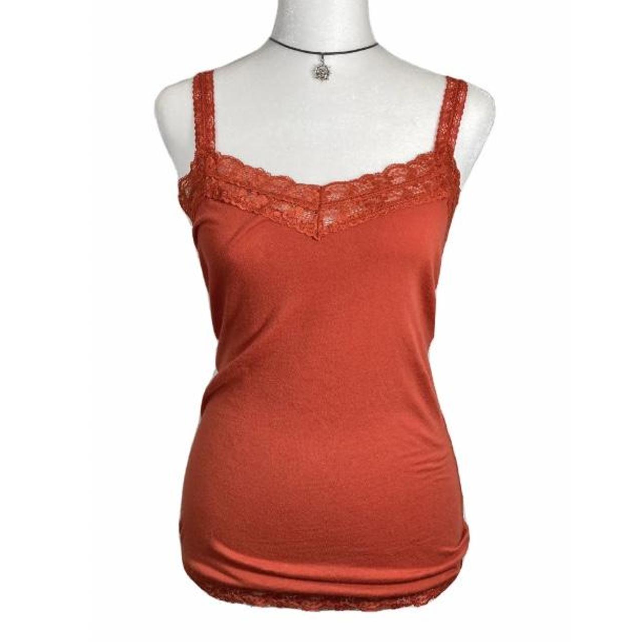 Wet Seal Women's Orange Vests-tanks-camis