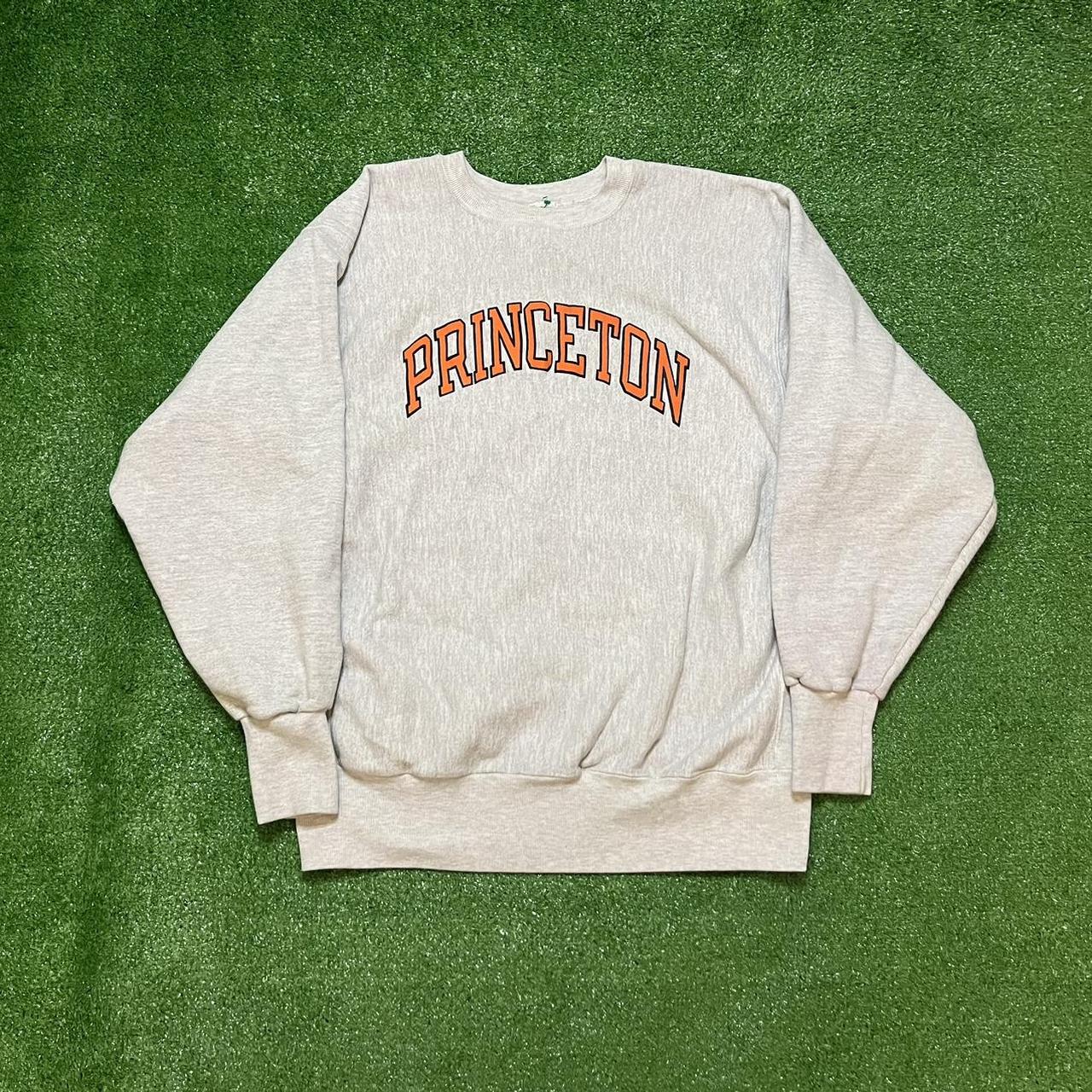 Vintage 80s 90s Princeton Spellout Champion Reverse... - Depop