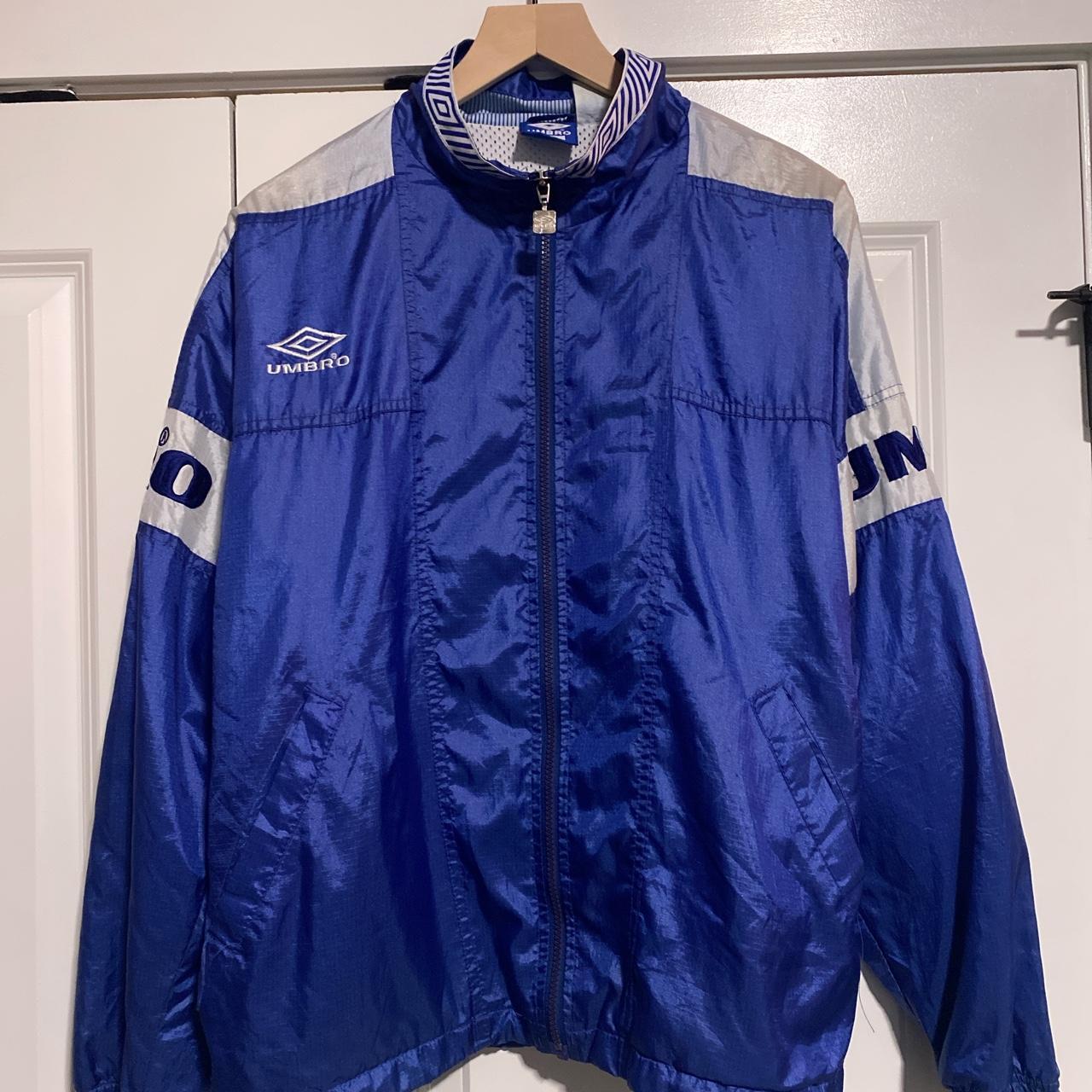 vintage Umbro Jacket Tagged small fits medium has... - Depop