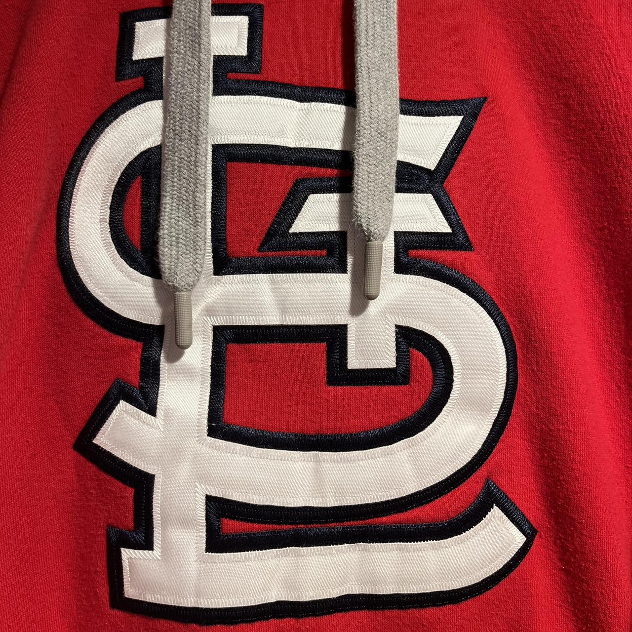 Vintage heavy St Louis Cardinals Red 47 Brand Hoodie - Depop