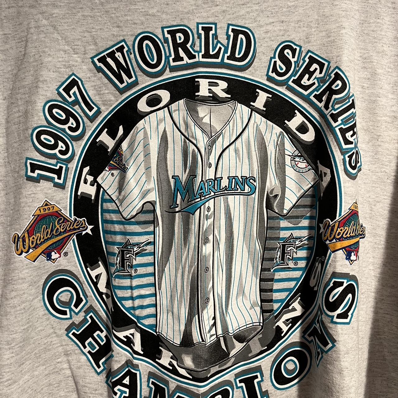 Vintage 1997 Florida Marlins Pro Player World Series - Depop