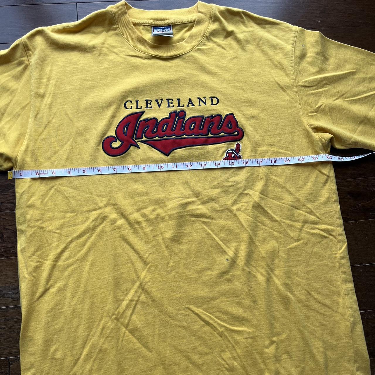 Vintage Cleveland Indians Baseball Jersey 90s - Depop