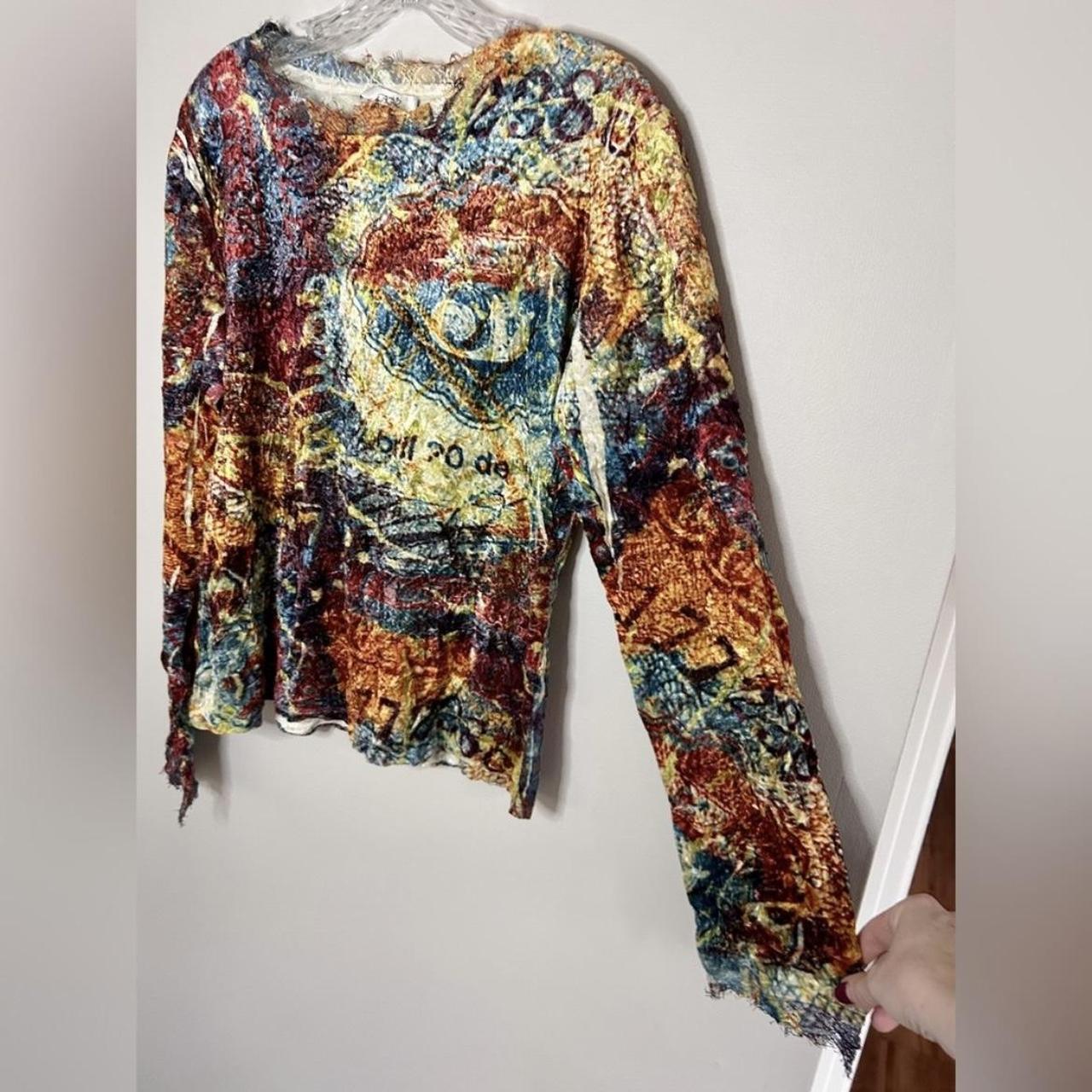 Cache Women's Blouse - Multi/Brown - M – Y2K CACH… - image 5