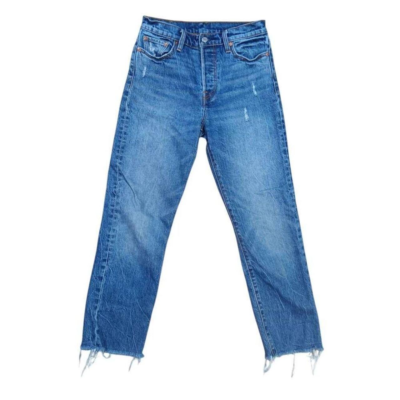 Levi's Women's High waisted Distressed Jeans Blue 26 – Levi's