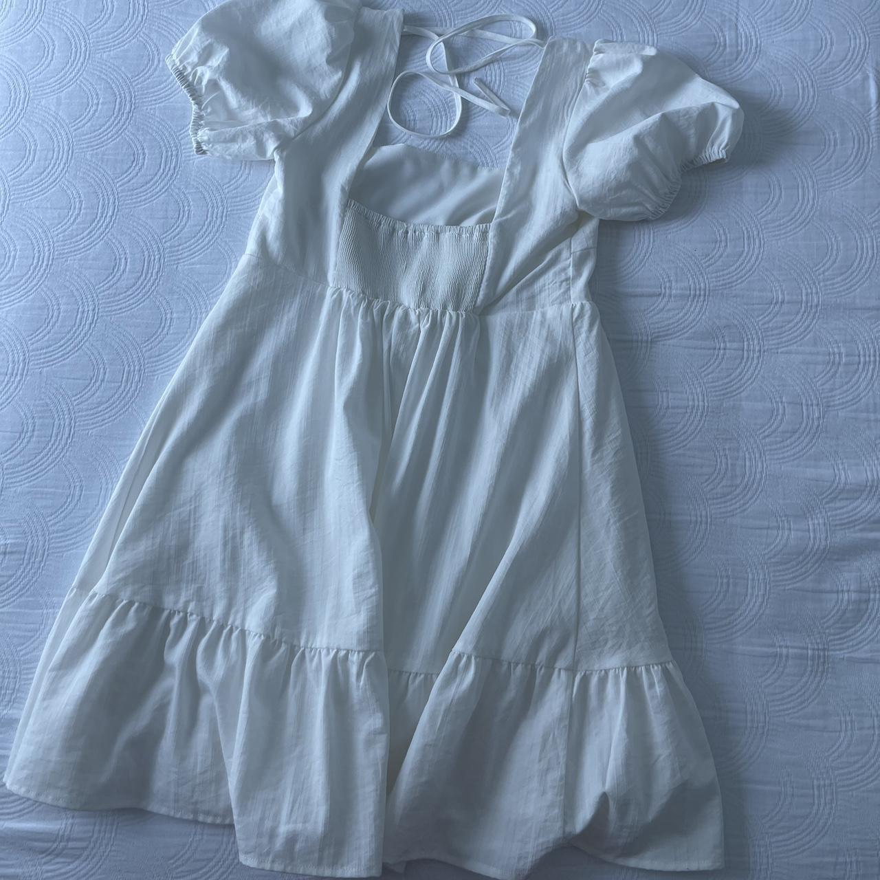 Luck & Trouble - White Mini Dress Worn Twice, - Depop